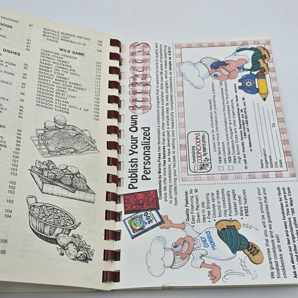 300 WAYS WITH‎ MEAT COOKBOOK 1991 Vtg Cook Book